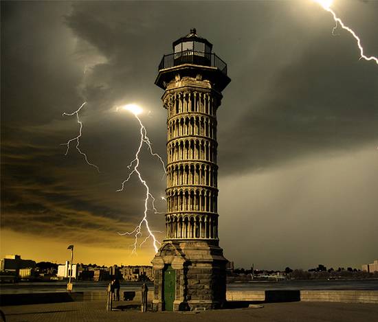 Pisa lighthouse