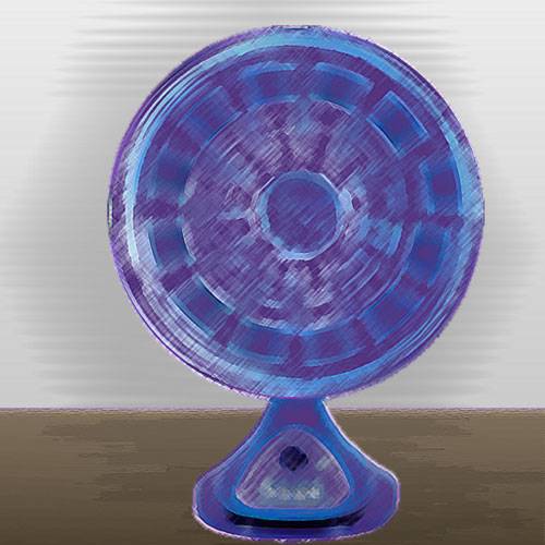 Painting: Fan on Table