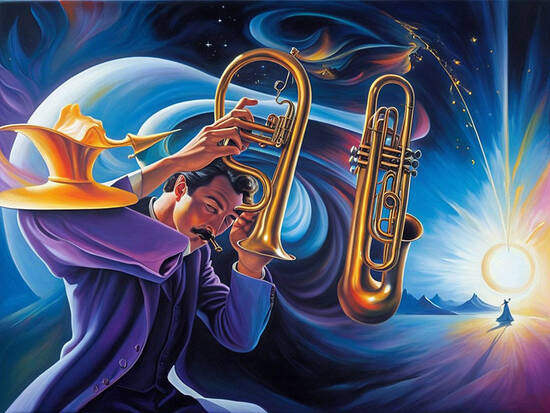 Man and His Trumpets