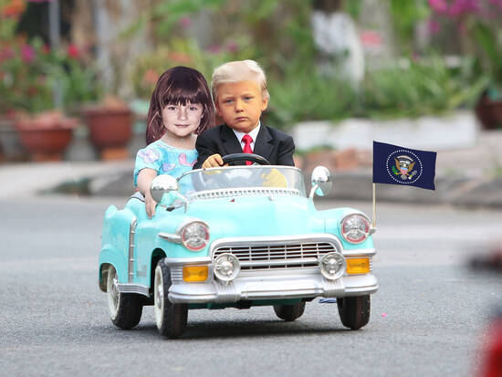 Donald and Melania