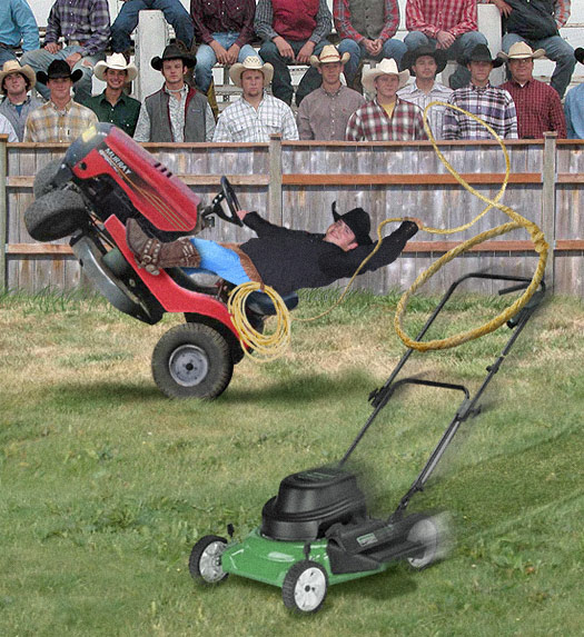 Lawn Mower Rodeo