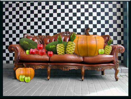 Fruit On Couch