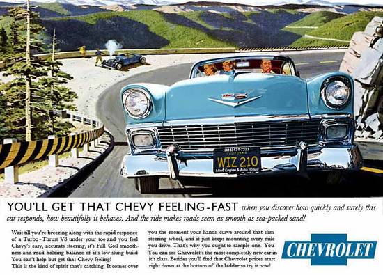 '56 CHEVY AD