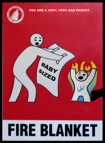 REJECTED FIRE BLANKET AD