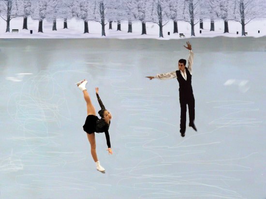 skating exhibited