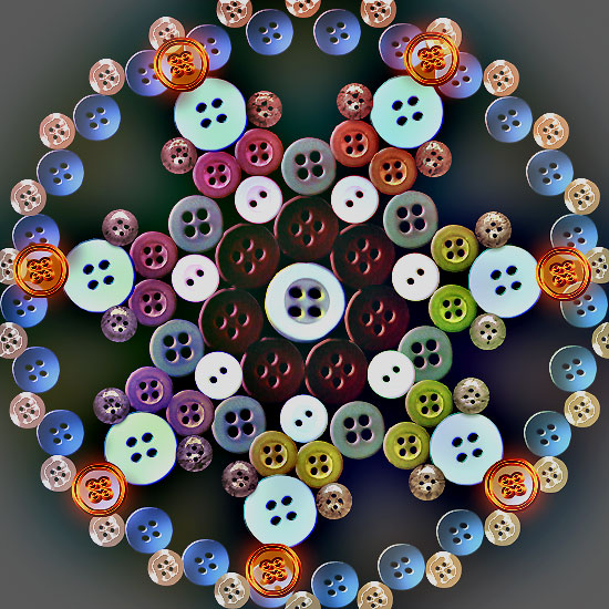 Button Mandala