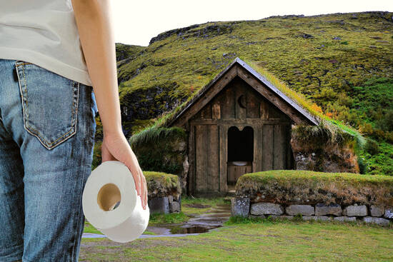 Going To The Outhouse 