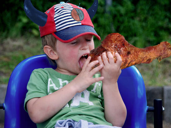 First Turkey Leg