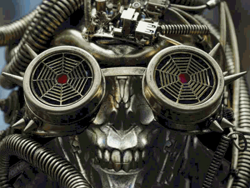 Steampunk robot [gif]