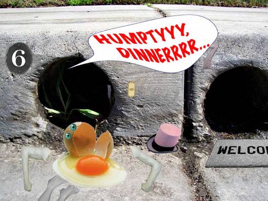 Humpty will be late