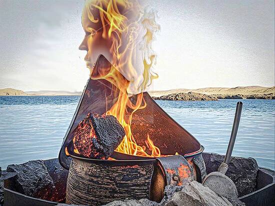 Face in the Fire