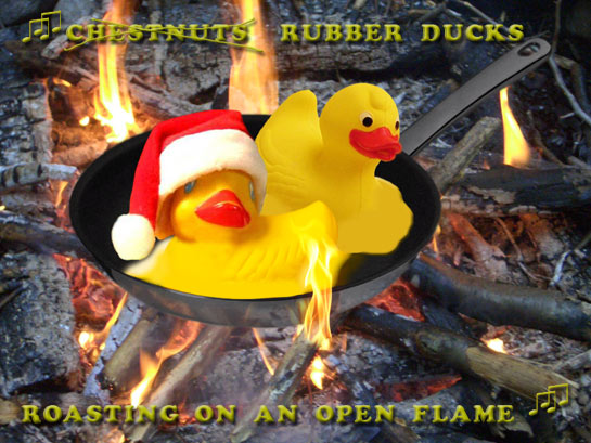 Rubber Ducks Roasting