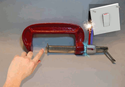 Clamp experiment GIF
