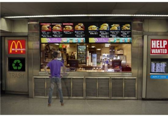 Futuristic McDonalds