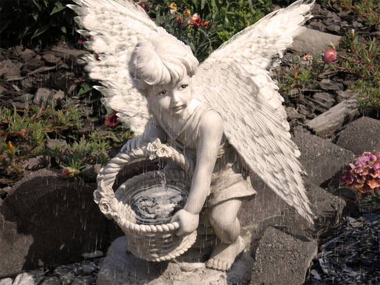 Angel Gathering Water
