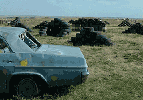 Tire Forest Bounce {gif}