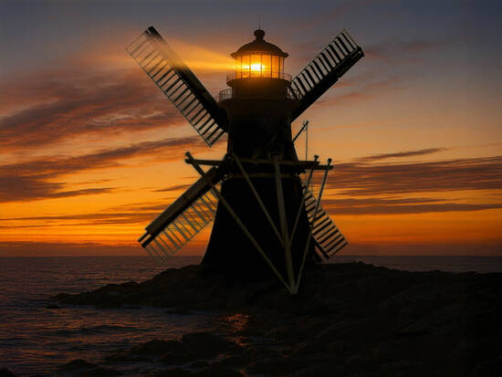 Lighthouse in Holland