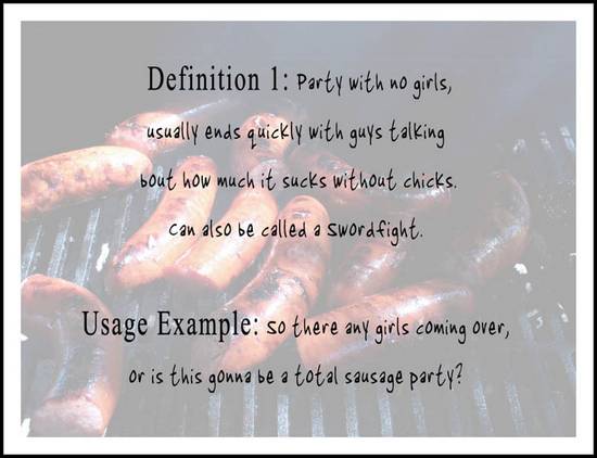 Sausage Party Definition