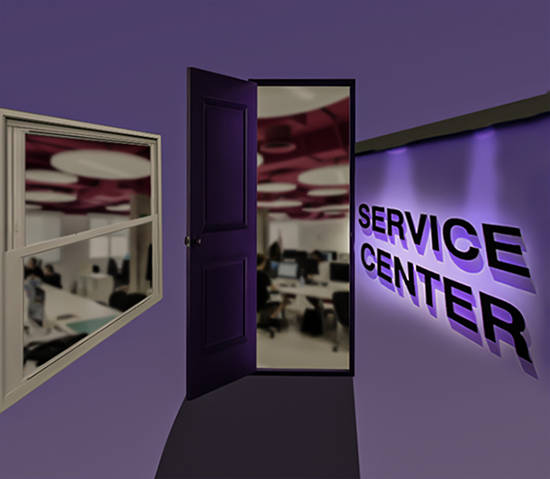 Purple Service center