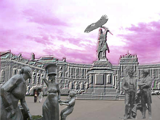house of statues