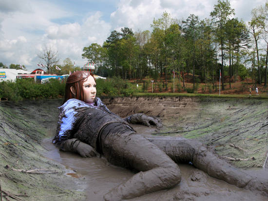 Lady in the Mud