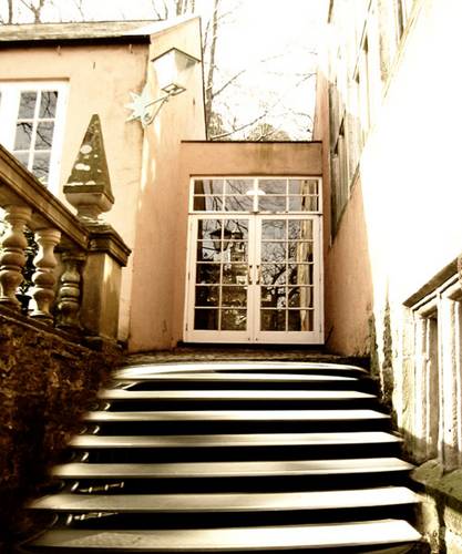 stairway at the town hal