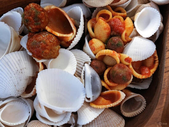 Shells with Pasta Shells