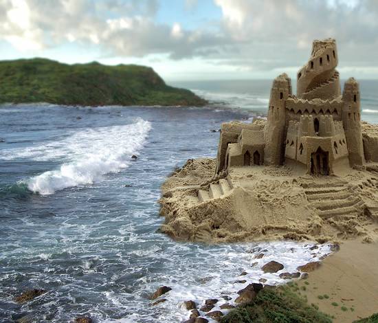 Mighty sand Castle