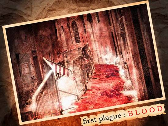 first plague: BLOOD
