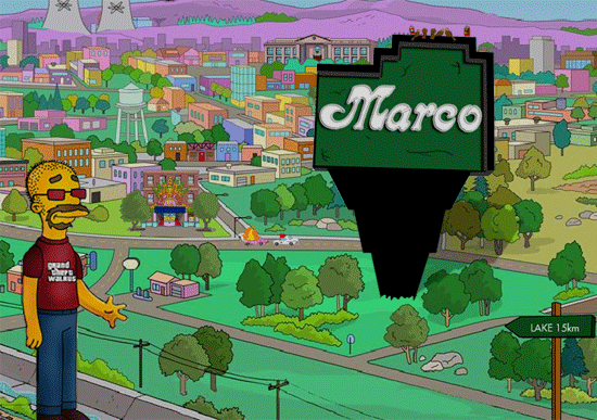 Simpsons Marco Doh!(GIF)