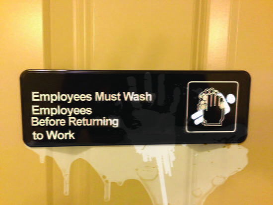 Must Wash Employees