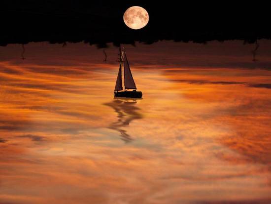 Midnight sailing