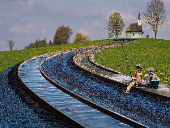 Rail fishing