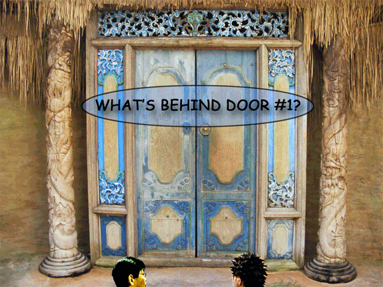 what's behind door#1-GI