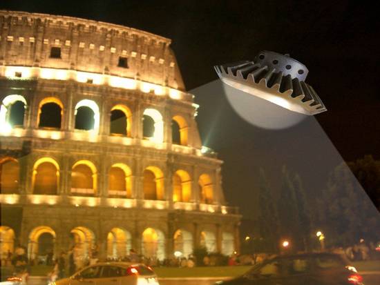 UFO AT ROME!