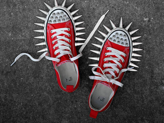 Spiked shoes