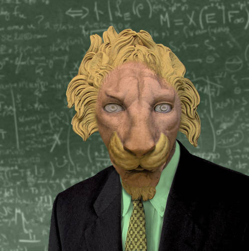 Einstein lion