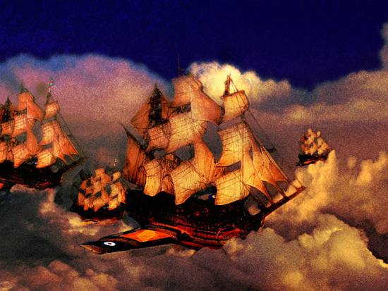 old sky ships