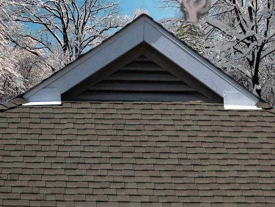 Winter Roof Scene