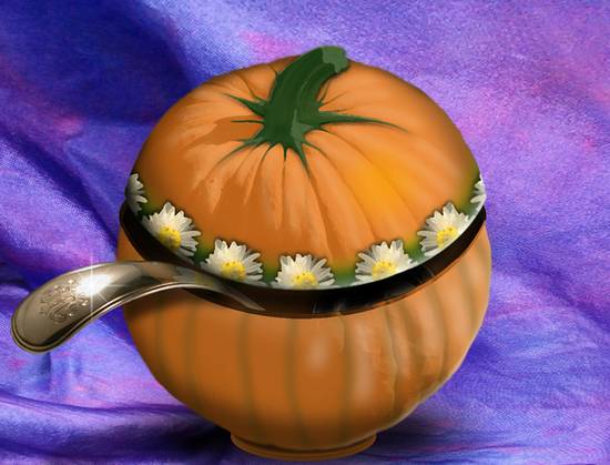 Pumpkin bowl