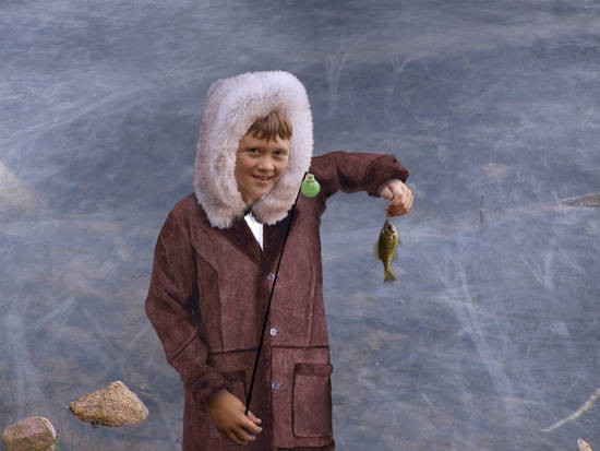 Eskimo fishing