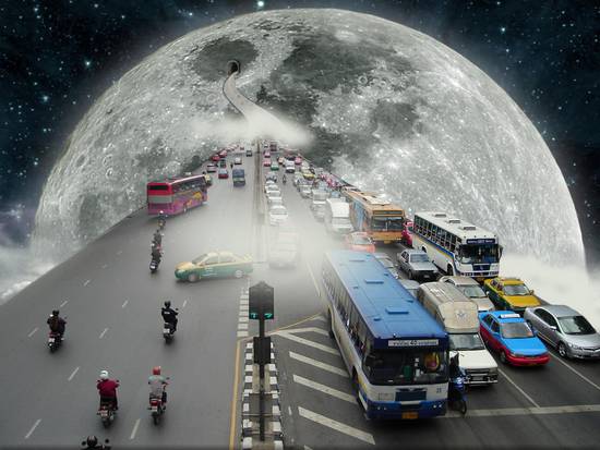 Highway to the moon
