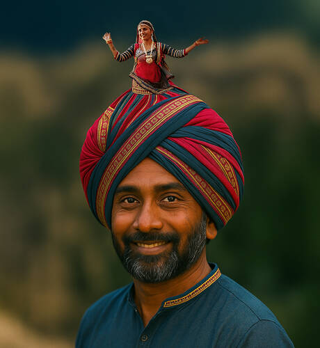 Turban Topper