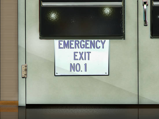 emergency exit No1