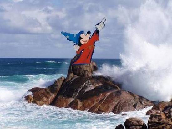 Mickey as Poseidon