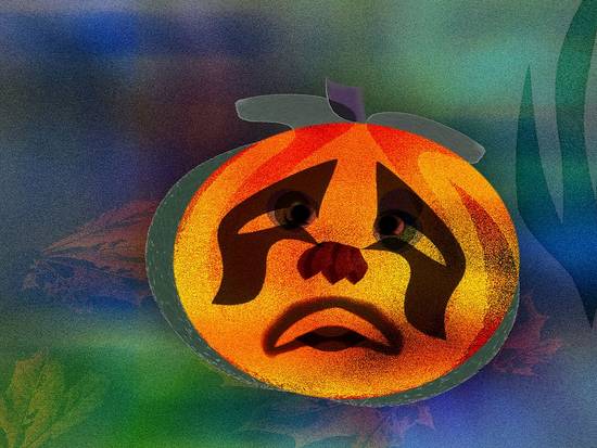 Pumpkin in distress