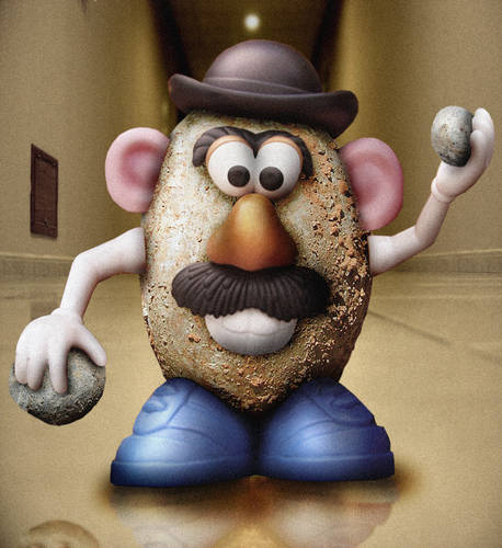 Killer Mr Potatohead...