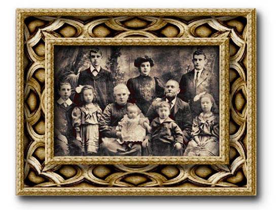 old family portrait