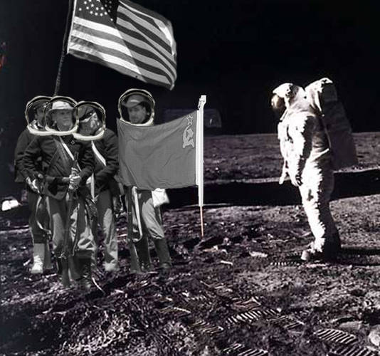 The real moon landing