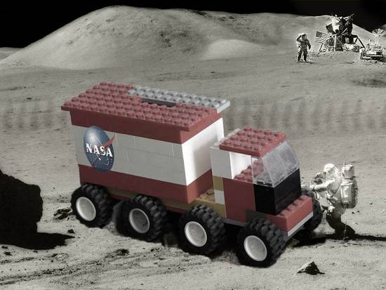 Lego In The Moon